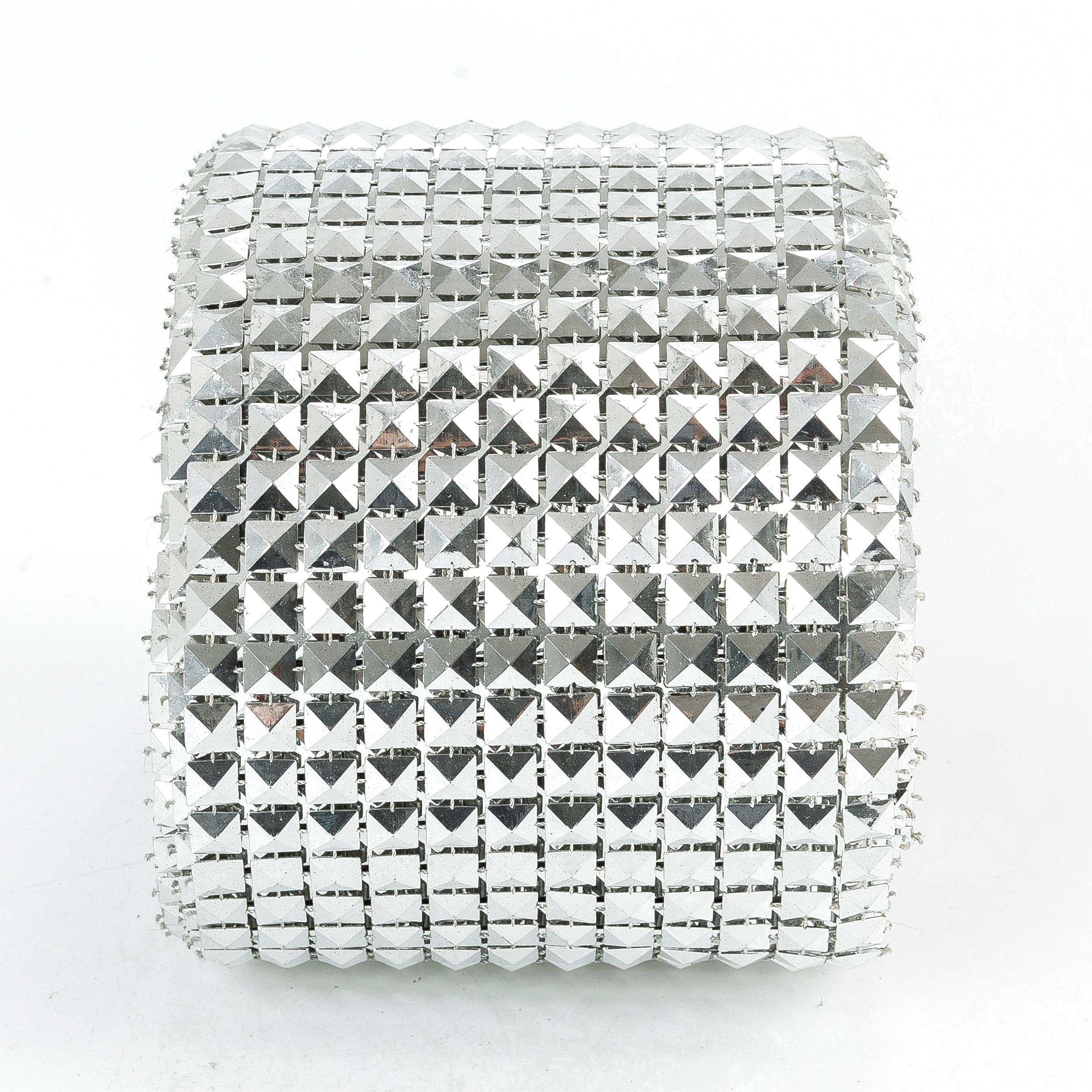 Sheet Acrylic Rhinestone Decorative Diamond Mesh Wrap Roll Wholesale Rhinestone for Garment Trimming Plastic Customized Ningbo