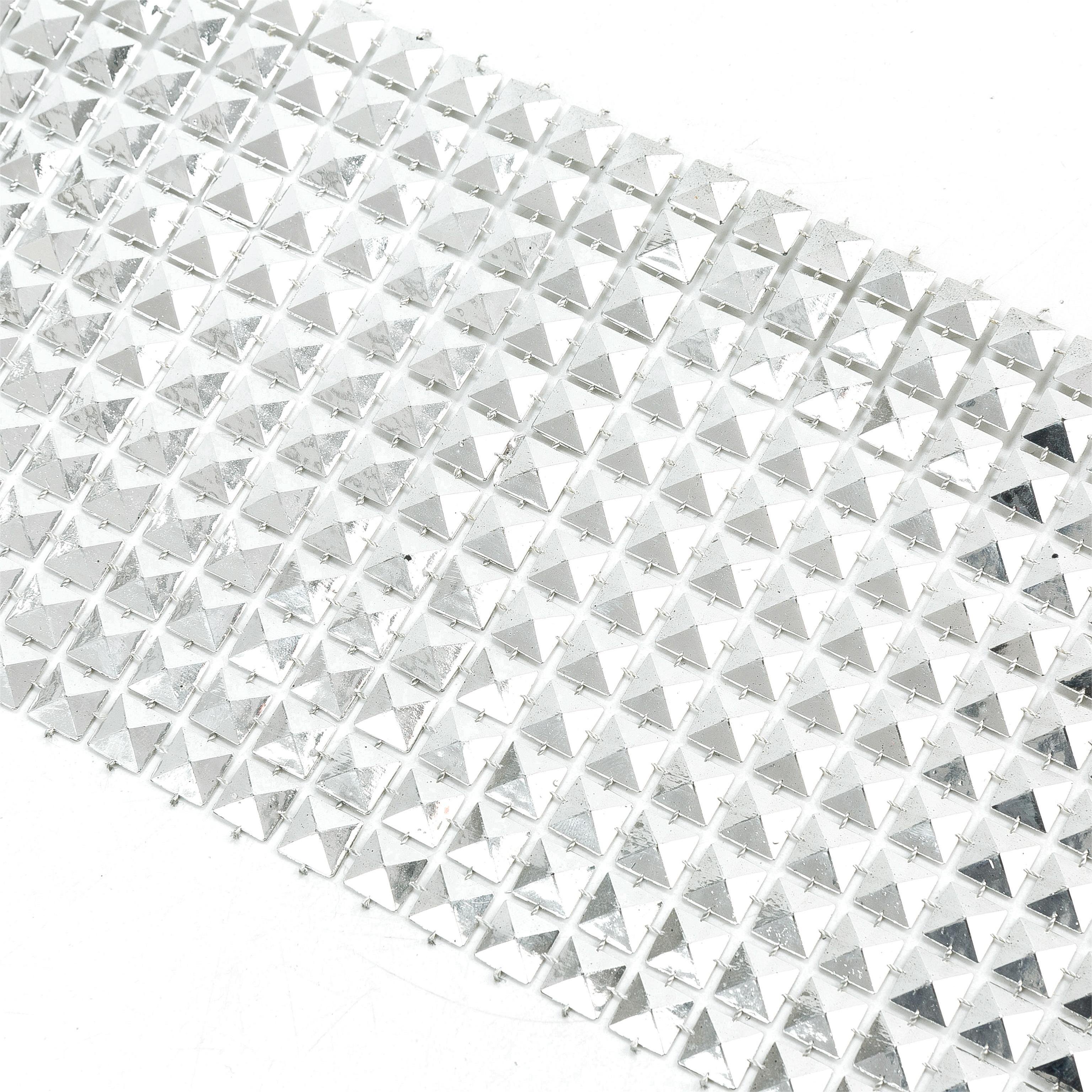 Sheet Acrylic Rhinestone Decorative Diamond Mesh Wrap Roll Wholesale Rhinestone for Garment Trimming Plastic Customized Ningbo