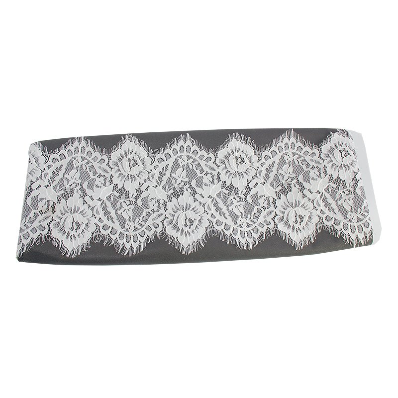 Stretch Lace Trim Fabric - Elastic Lace by the Yard, Flower Ribbon for Lingerie Sewing and Garment Crafting