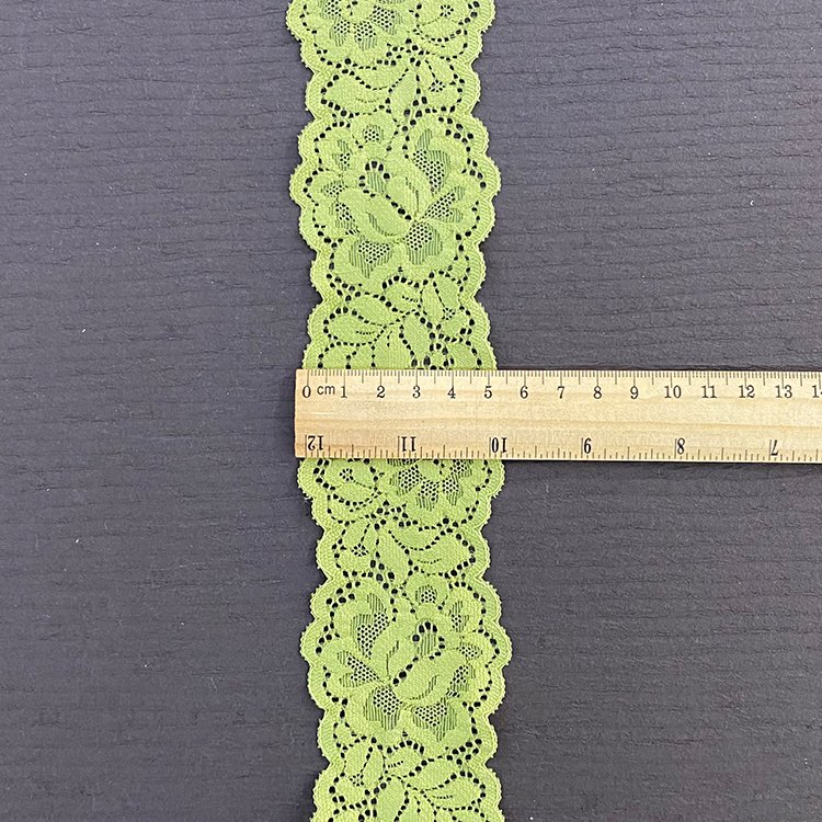 Wholesale Elastic Lace Trim Nylon Spandex Stretch Lace Trim For Women Dress