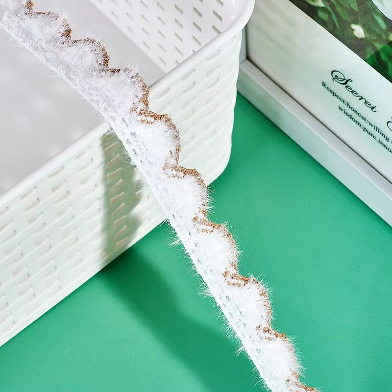 Factory Price Polyester Cotton Lace Ribbon Crochet Lace Trimming For Baby And Kid Clothes