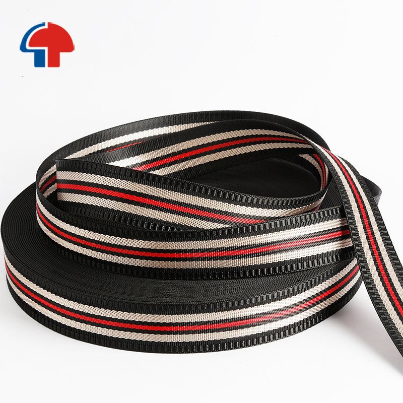 Brown Beige 38mm Webbing band ribbon trim waist belt
