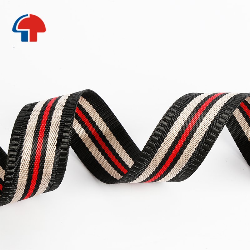 Brown Beige 38mm Webbing band ribbon trim waist belt
