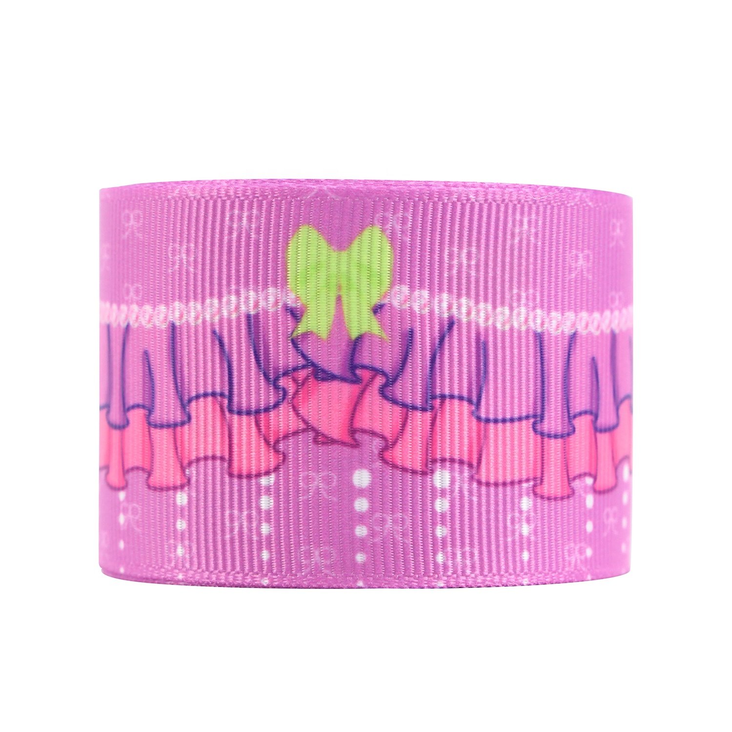 Midi Cheap Liston de personajes Grosgrain Ribbon 38mm Flower Trim Printed Ribbons for Hair Bow