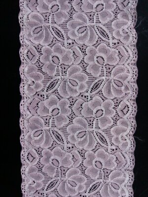 TUTON Top Quality Custom French Elastic Lace 14 ~17CM Trim Wholesale For Lingerie