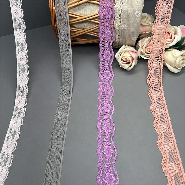 TUTON Custom French Elastic Lace 2.3/2.4/3.0 CM Trim Wholesale For Lingerie