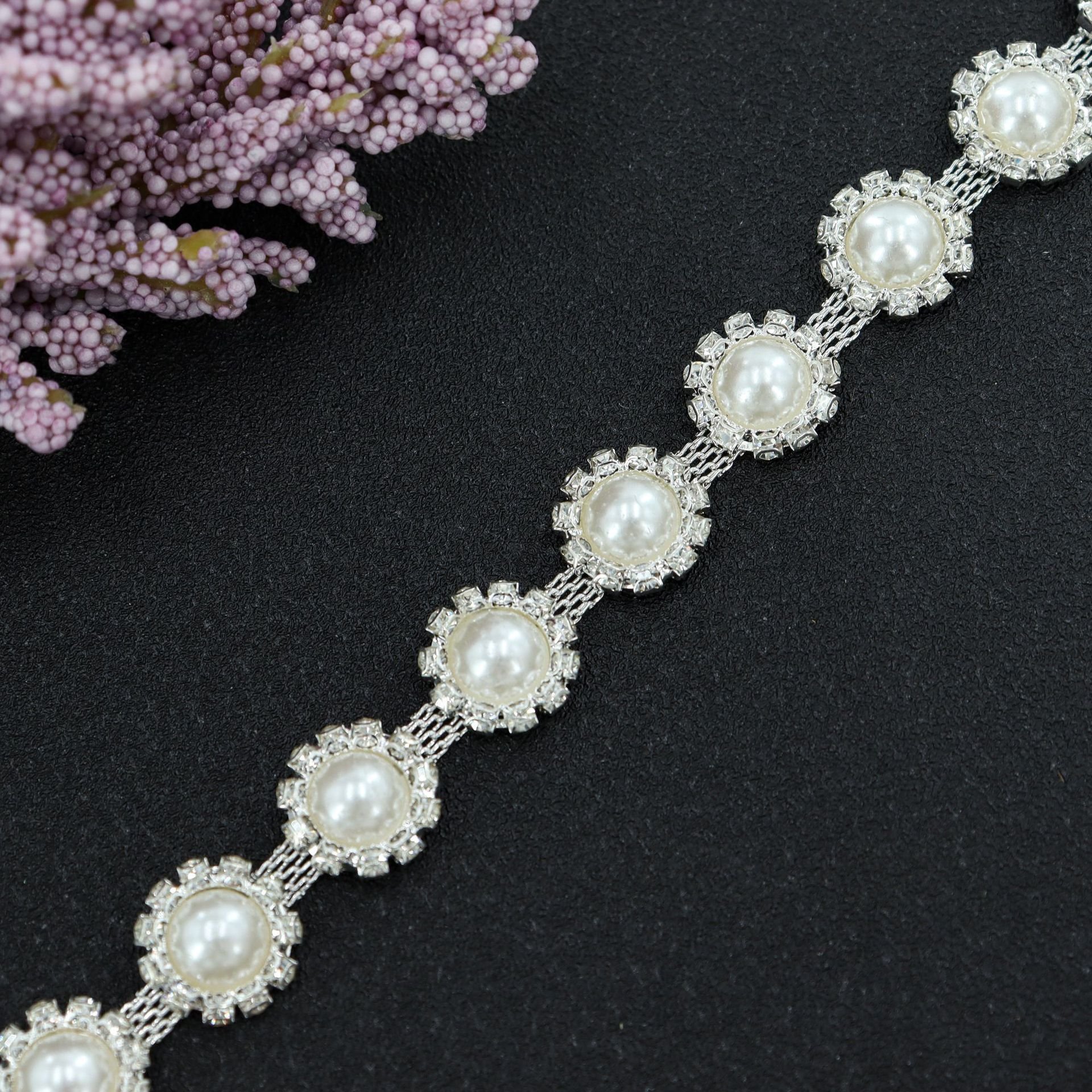 New Fashion Diamond Crystal Cup Chain Sewing On Strass Rhinestone Chain Trim For Garment DIY