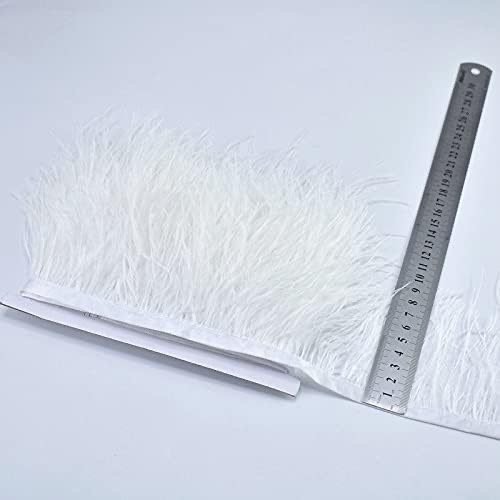 10-15cm Ostrich Feather Trimming for Shoes and Bags Manufacturers' Stock Supply for Costume Accessories