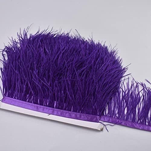 10-15cm Ostrich Feather Trimming for Shoes and Bags Manufacturers' Stock Supply for Costume Accessories