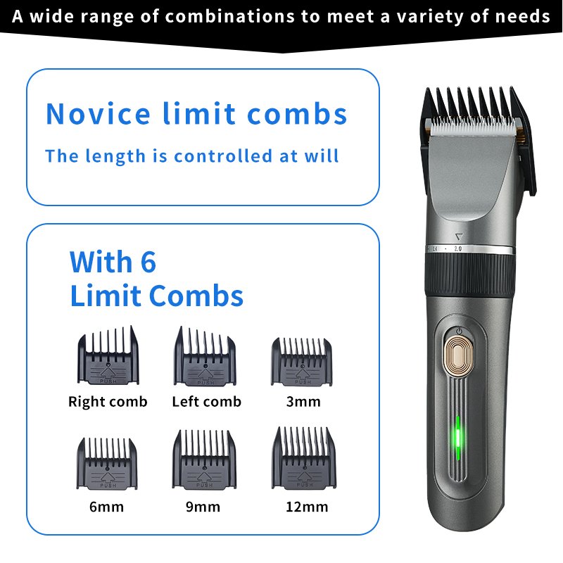 USB Rechargeable Hair Clippers Rechargeable Battery Hair Trimmer Clipper Professional Hair Clippers