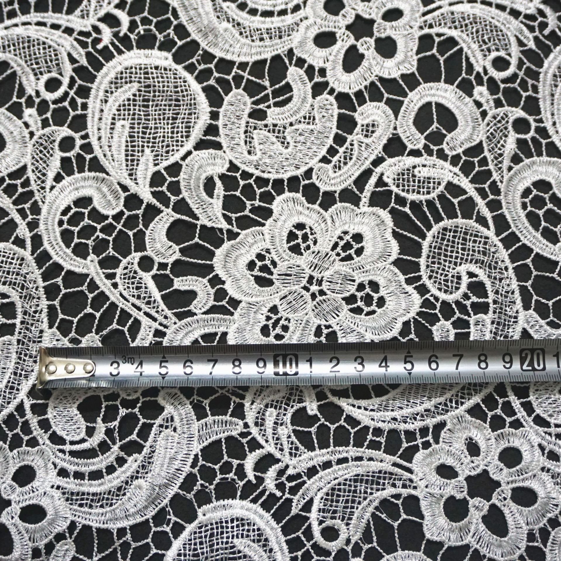 Manufacturer Wholesale Hot Sale Good Embroidery Lace Trim Free If Have Cotton Eyelet Lace Trim in Stock Water Soluble Fabric