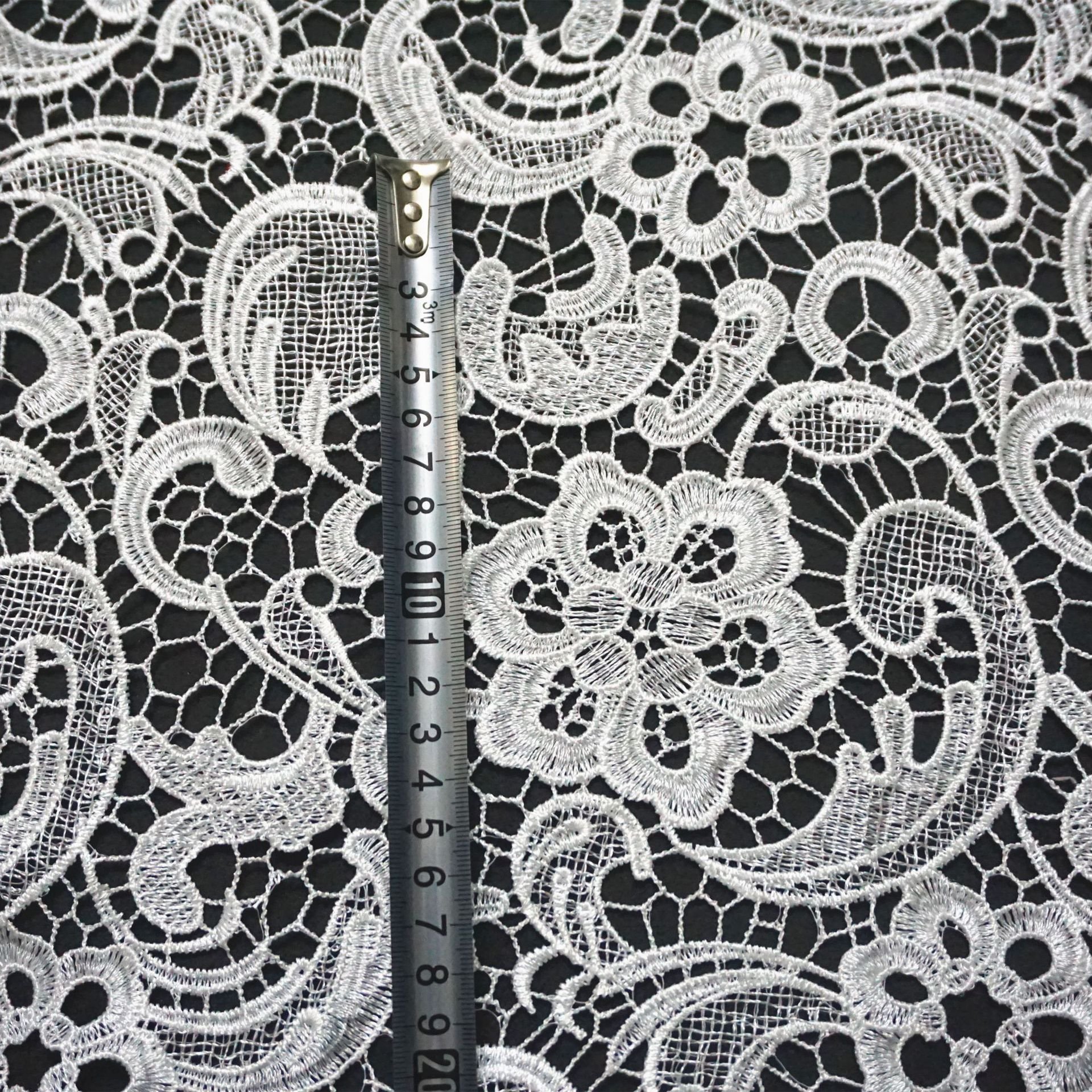Manufacturer Wholesale Hot Sale Good Embroidery Lace Trim Free If Have Cotton Eyelet Lace Trim in Stock Water Soluble Fabric