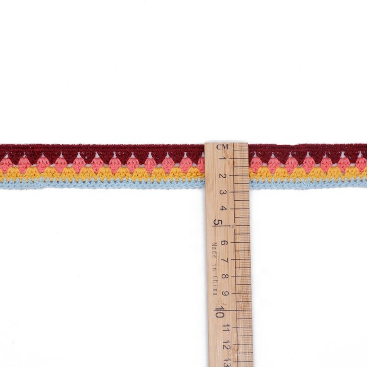 Bulk polyester decorative edging guipure crochet trims for garment