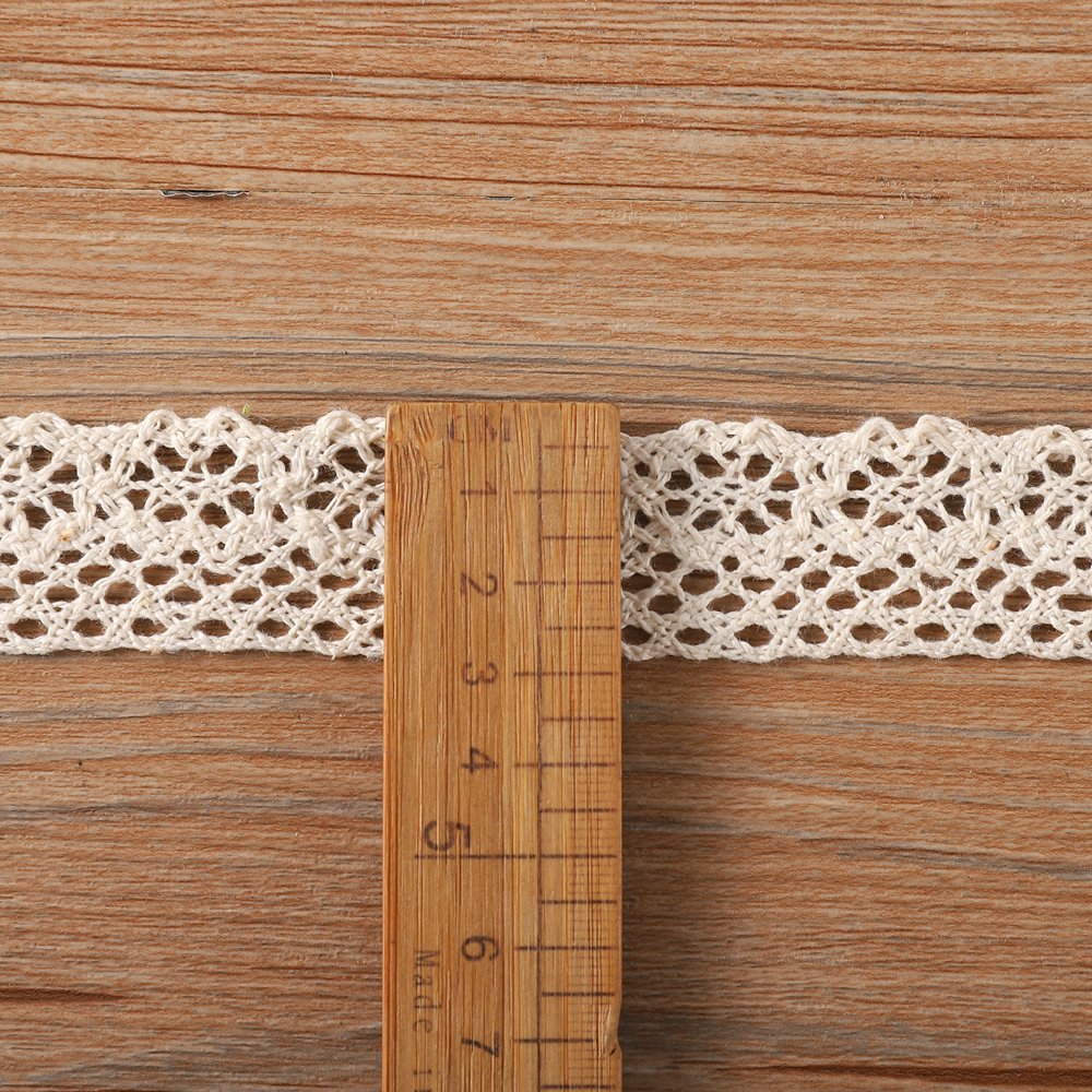 promotional top quality border cotton polyester trim Crochet lace trim for women clothing
