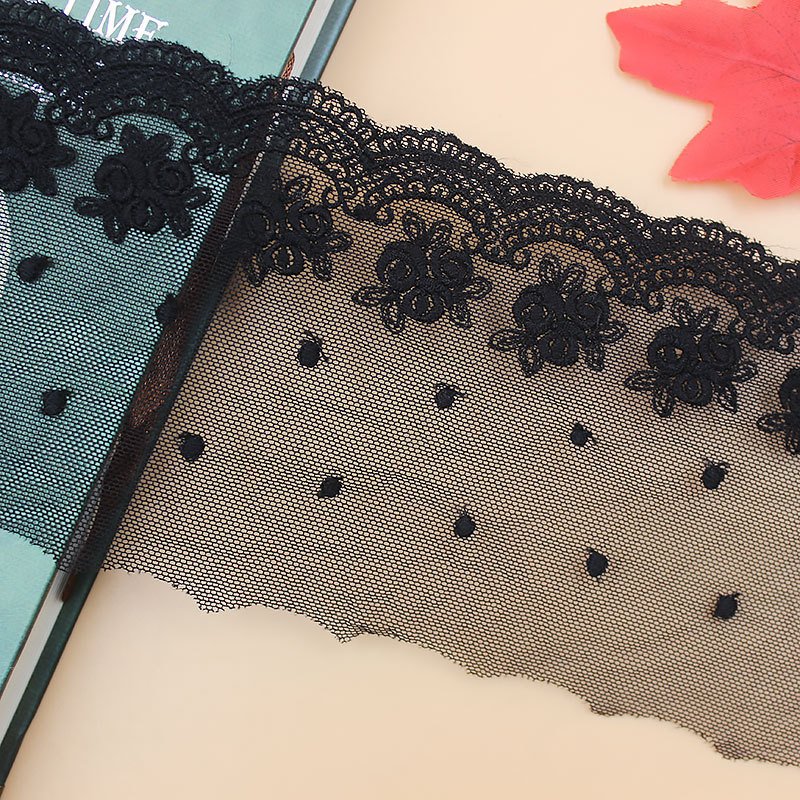 Embroidery Lace Fabric Garment Pastoral Decoration Polyester guipure lace Mesh Trimmings Lace to apply in clothes