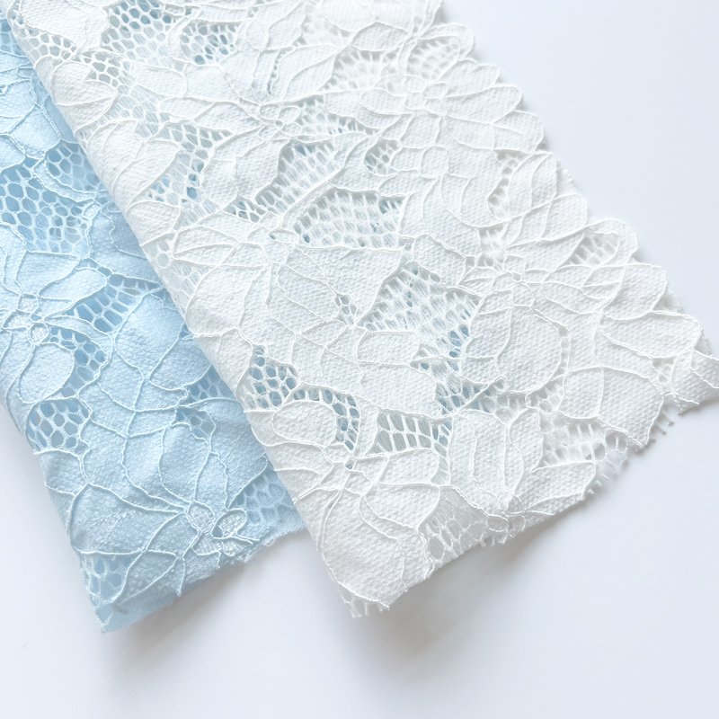 Wholesale 20Cm Width Stretch Lace Trim Flowers For Garment Craft Wedding Dress Decorative Lace