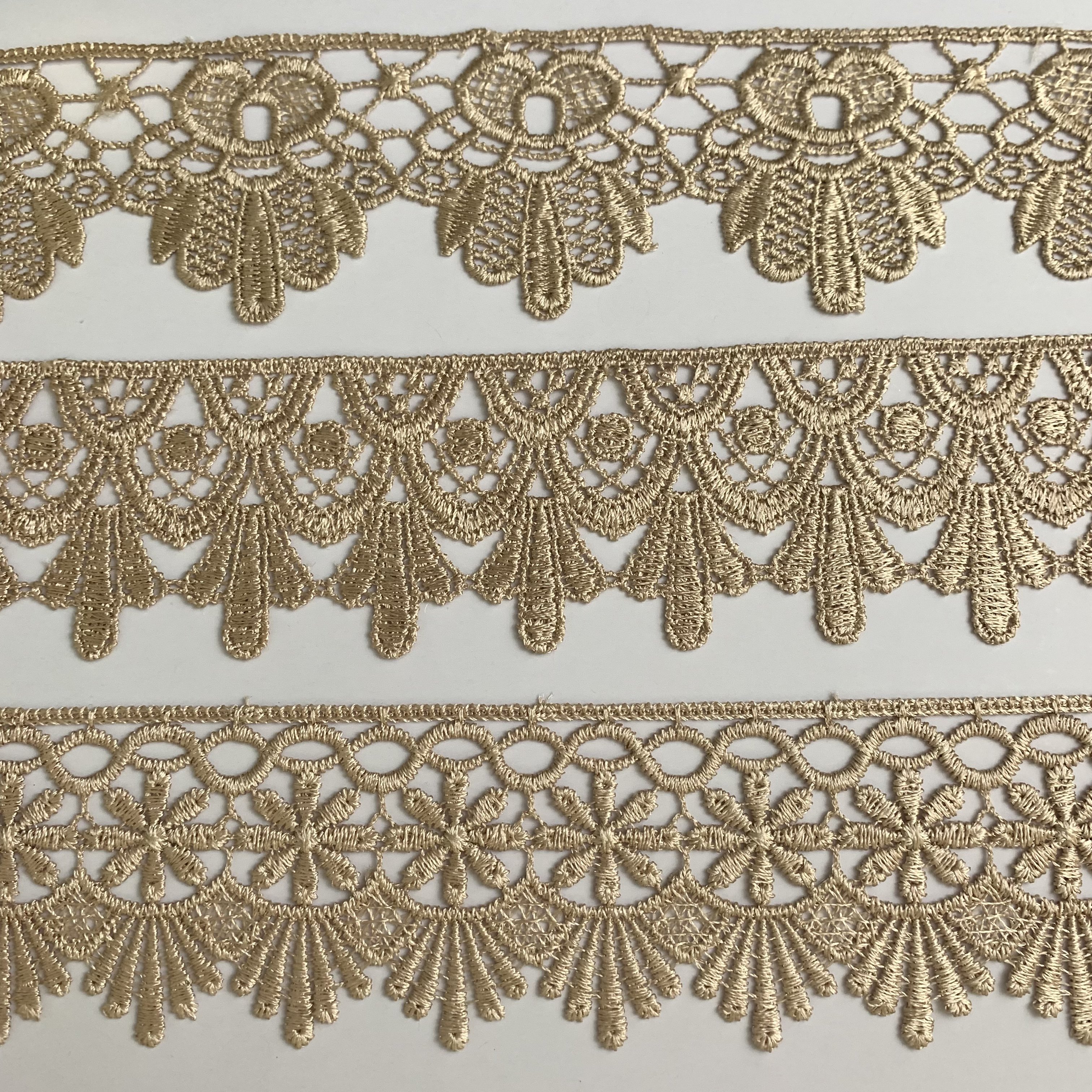 Water Soluble Swiss Lace Fabric Haute Guipure Renda Lace Fabric Thick Embroidery Polyester Bridal Lace Fabric Trim