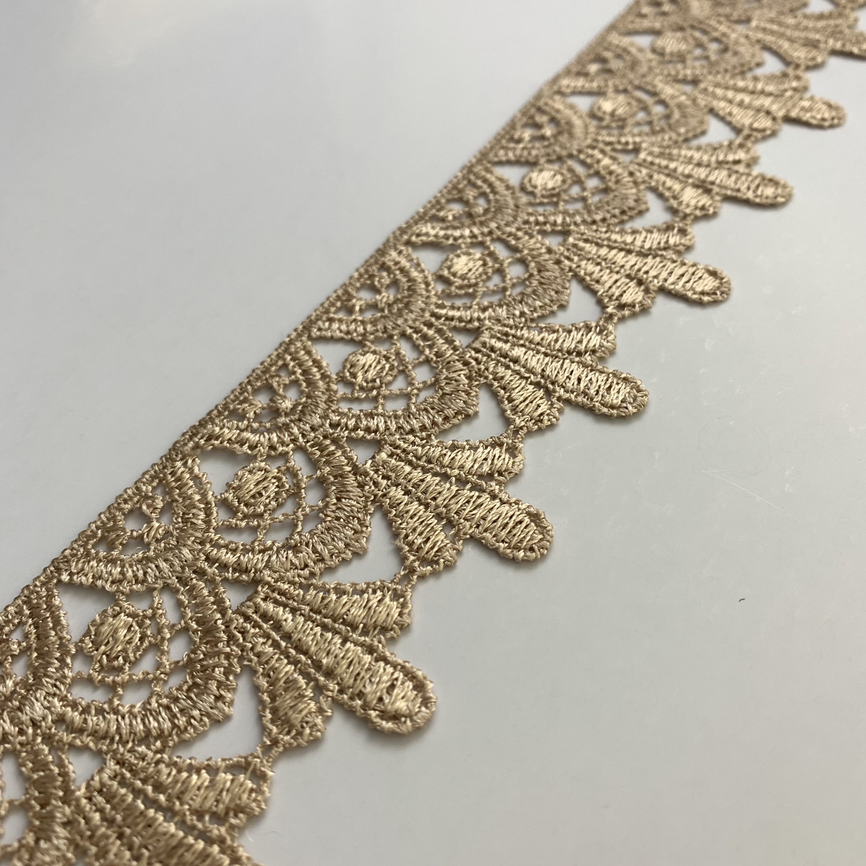 Water Soluble Swiss Lace Fabric Haute Guipure Renda Lace Fabric Thick Embroidery Polyester Bridal Lace Fabric Trim