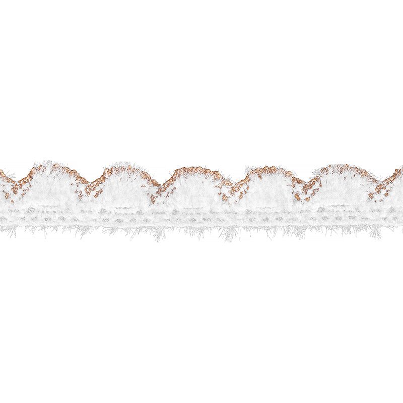 Wholesale Colorful Border Knitted Lace Trimmings Guipure Scalloped Crochet 100% Cotton Lace Trim