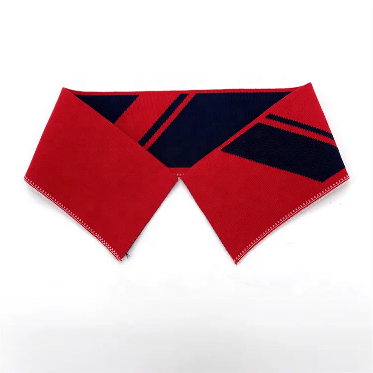Custom Eco-friendly cotton jacquard rib knit trim collar