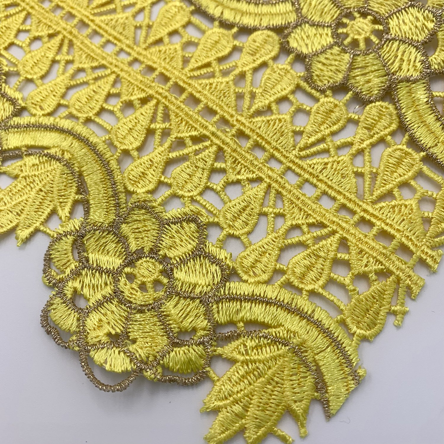 new multi colors Gold Flower Design Dentelle embroidery renda african lace trim for webbing dress