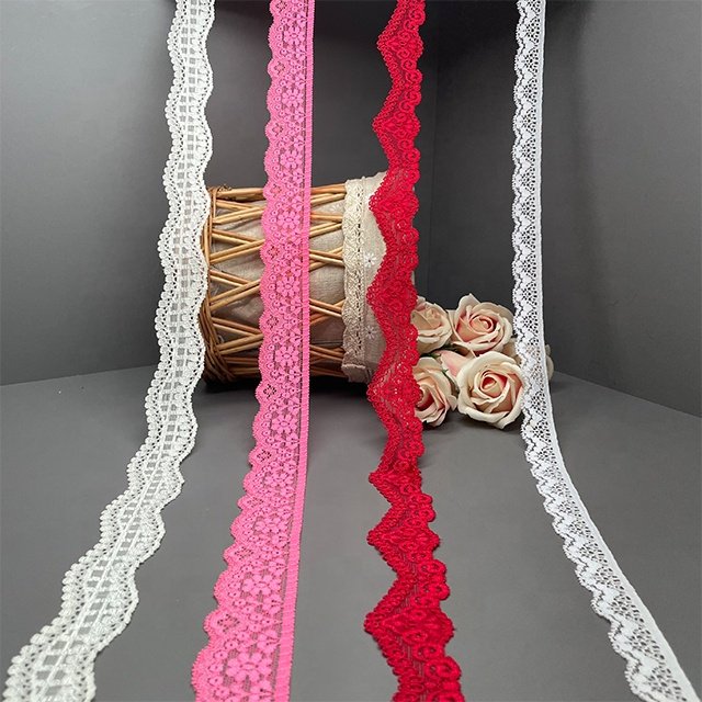 TUTON Custom Elastic French Lace 2.0/3.0/3.5/3.6 CM Trim Wholesale For Lingerie