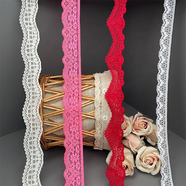 TUTON Custom Elastic French Lace 2.0/3.0/3.5/3.6 CM Trim Wholesale For Lingerie