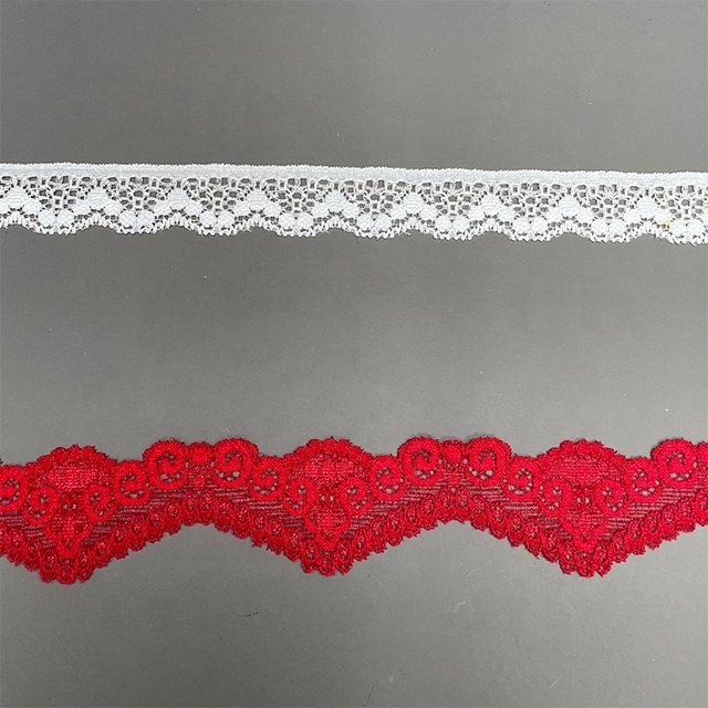 TUTON Custom Elastic French Lace 2.0/3.0/3.5/3.6 CM Trim Wholesale For Lingerie