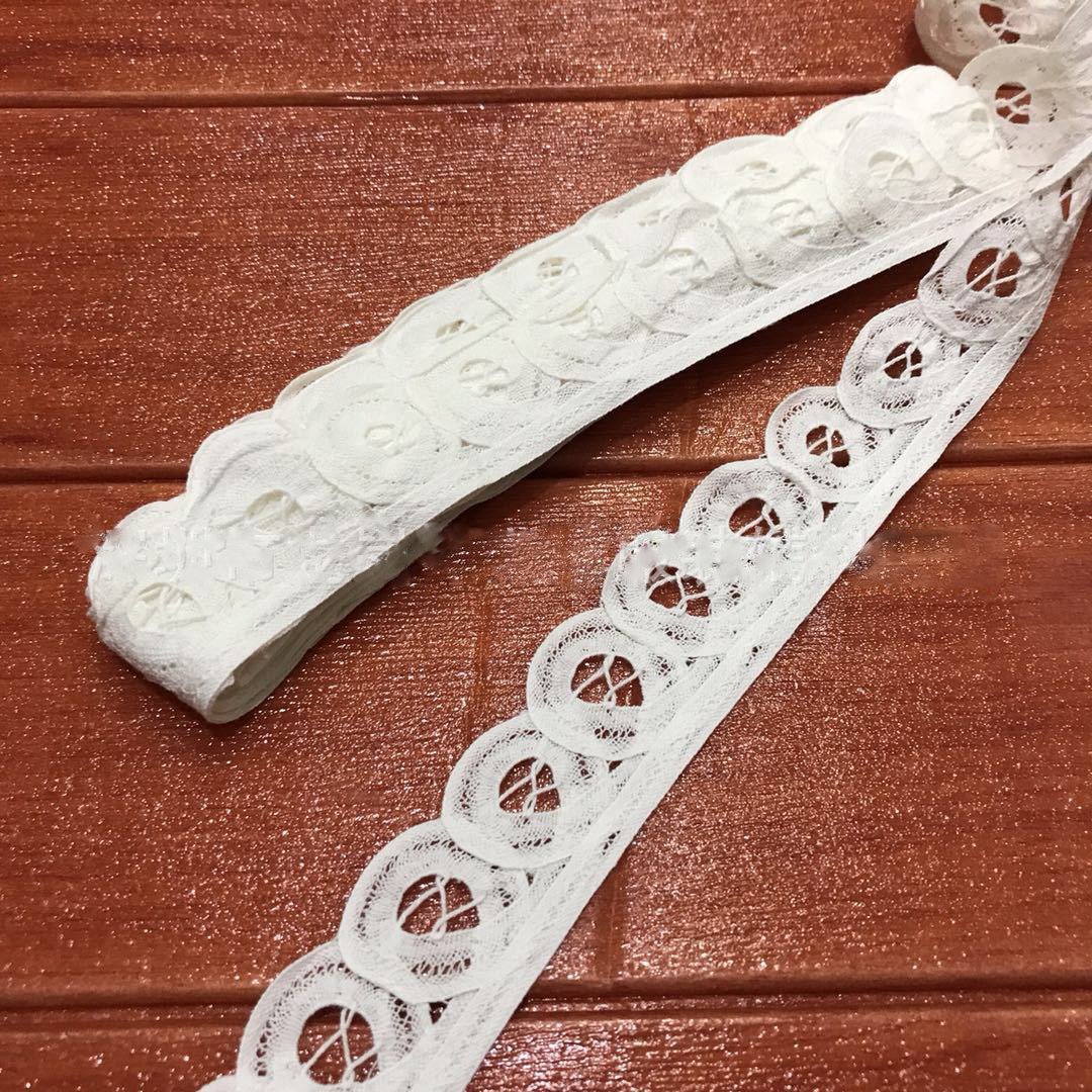 100% cotton hand made batternburg lace trim