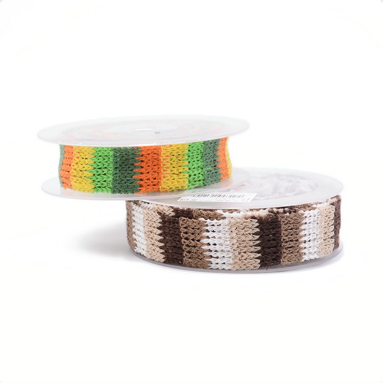 Fashion design colorful soft lace water soluble embroidery lace trimming crochet trims for clothing accessories