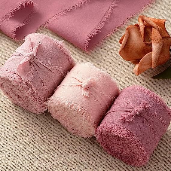Wholesale ins fashion style 1.5 inch ribbon fringe chiffon ribbon tassel fringe trim lace ribbon for gift packing wedding