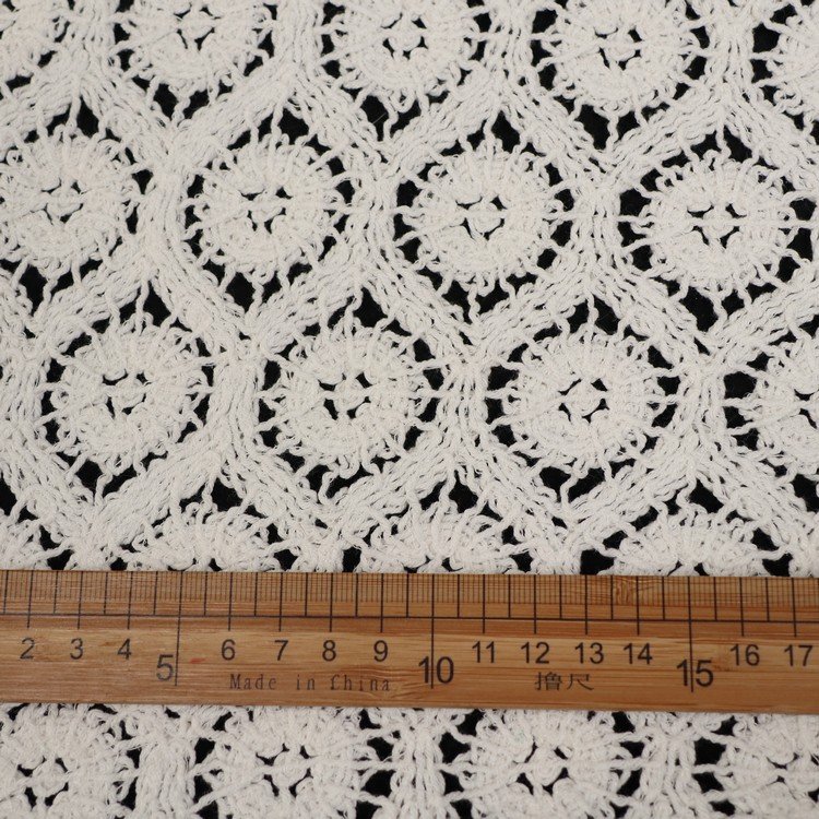 Swiss Embroidery Bridal White Polyester 100% Cotton Swiss Voile Lace Trim Fabrics For Cloth Materials