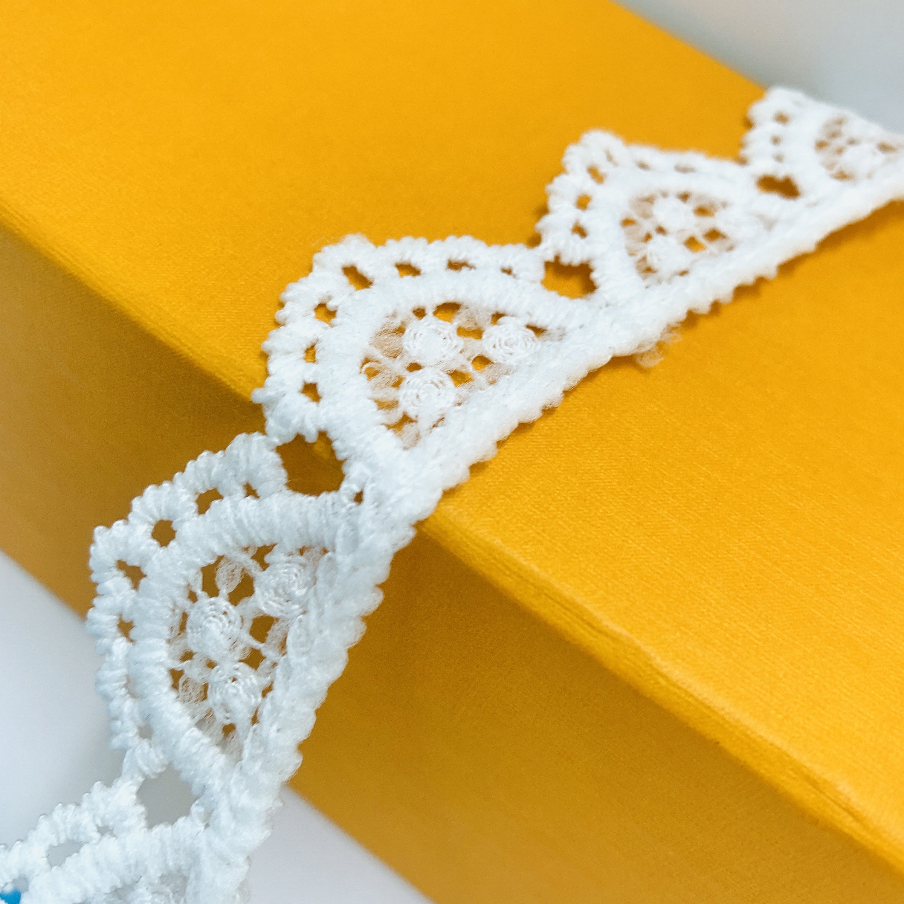 Wholesale 4cm wide White cotton Embroidery tassel fringe Lace Trim Fabric for wedding Dress Embroidery Water Soluble Laces