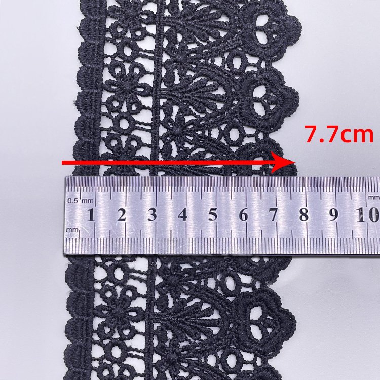embroidery lace milk silk embroidery fabric lace material decorative clothin ribbon trim