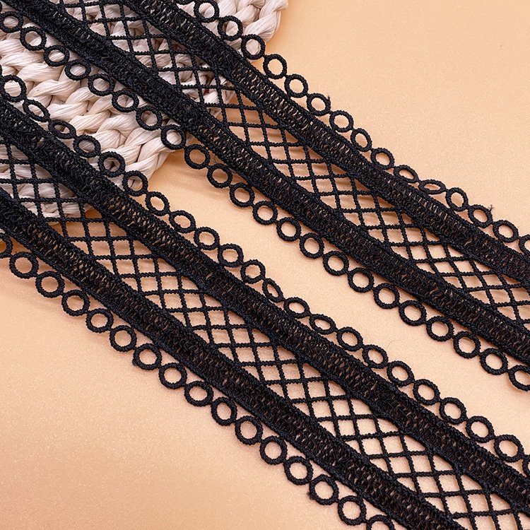 Direct Manufacturer's New Elegant Lolita Tulle Throw Pillow Milk Themed Water Soluble Lace Trim Decorative Accessories for Women