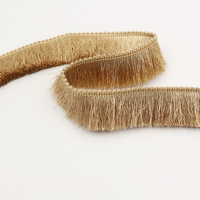 Tassel Curtain polyester Fringes Lace Jacquard Fringe Trimmings tassel Garment Accessories 2.8cm width cotton Trimmings