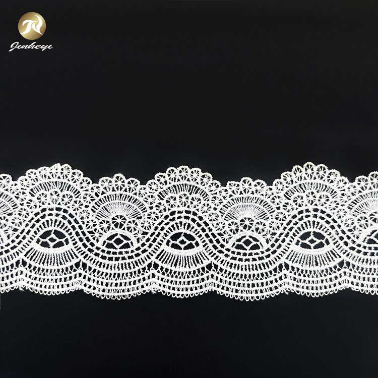 5.5 cm 100% Cotton Material Made Lace Fabrics Trimming Elastic Lace Fabrics Trimming For Women
