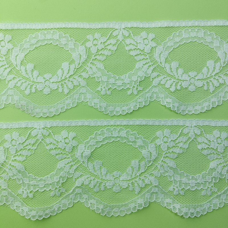 High Quality French Style Trim Lolita Decor Inelastic Knitted Nylon Lace Edge