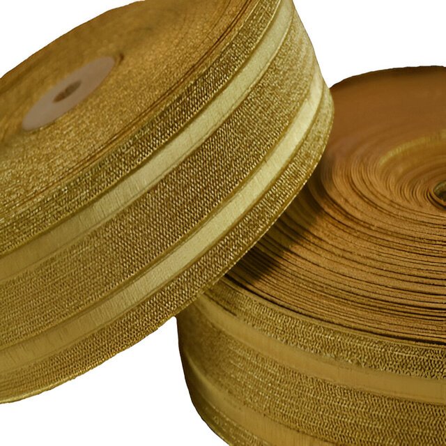 Wholesale Gold Metallic Braid in 5mm to 60mm OEM Customized Braids Lace Tresse Galloon High Quality
