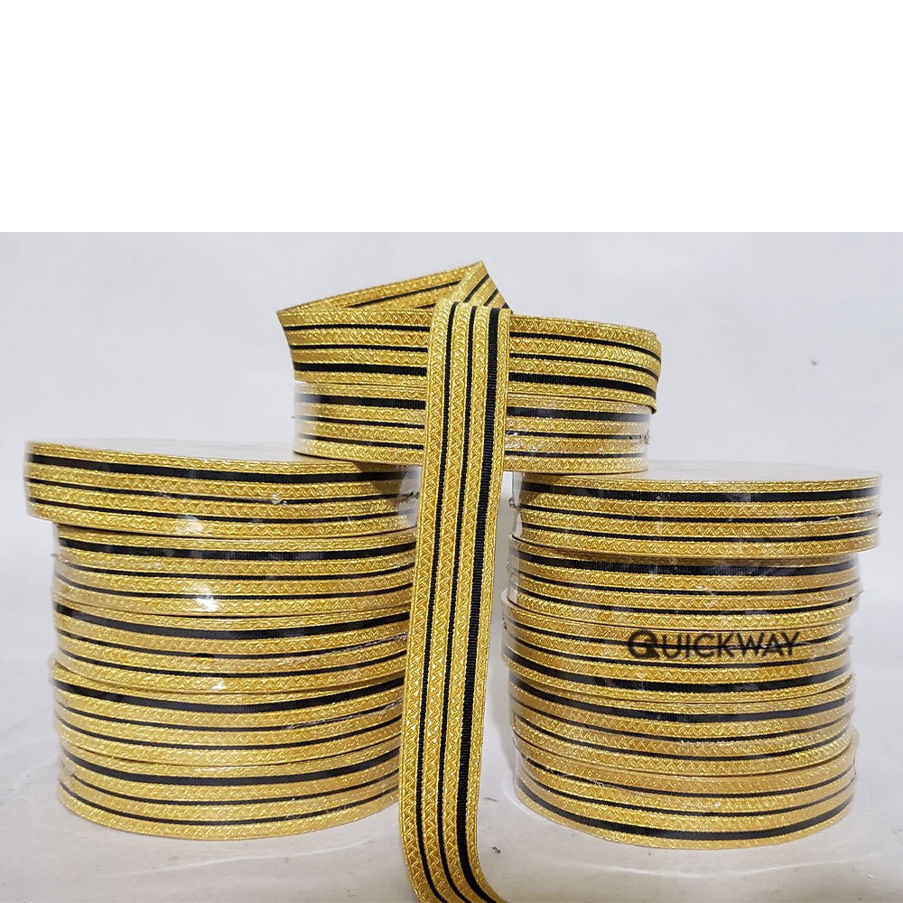 OEM Braid Lace Trimmings Wholesale Textile and Dresses Gold Lace Custom Epaulettes lace Braid