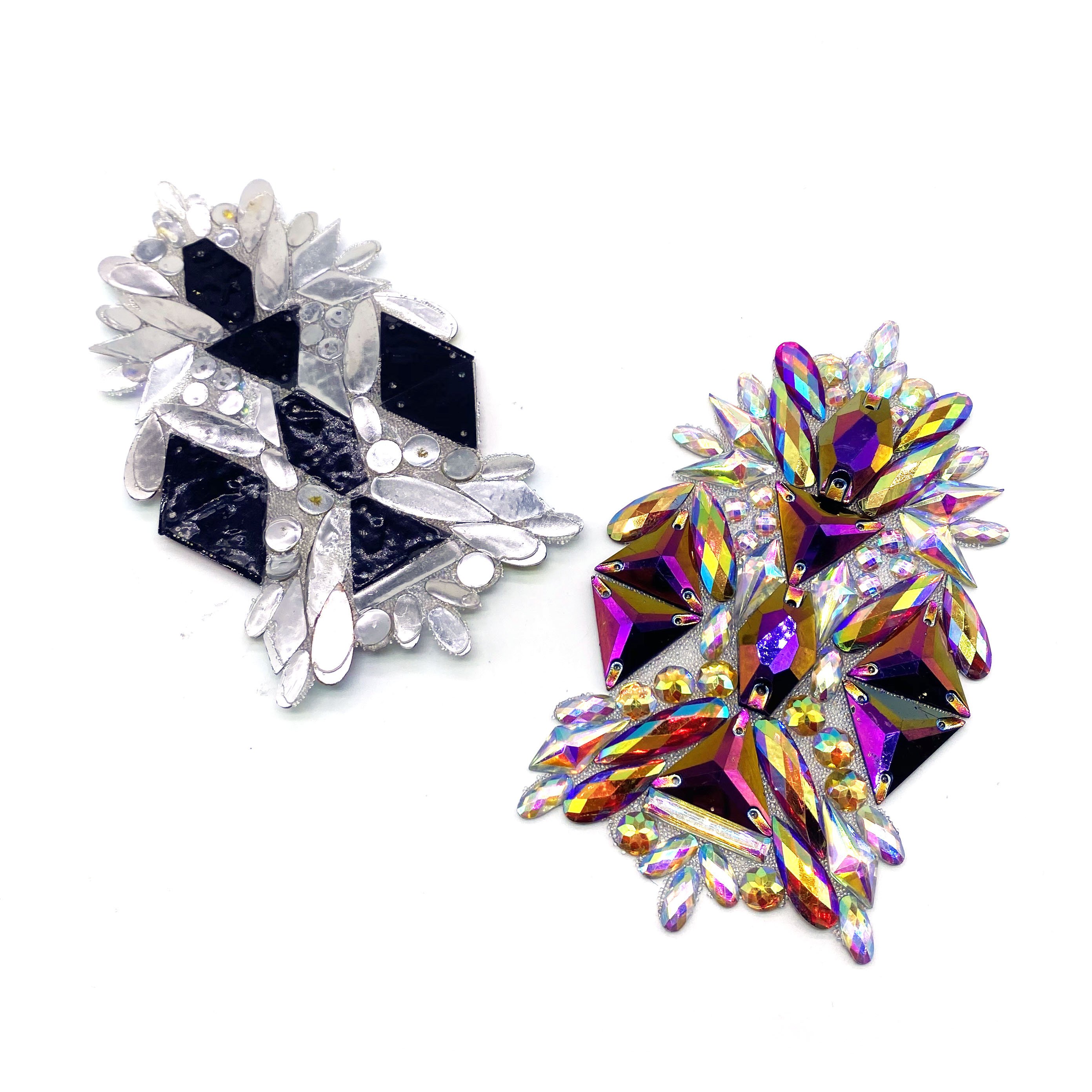 2024 factory decorative rhinestone chain trim appliques and trimmings for samba bra carnival costumes