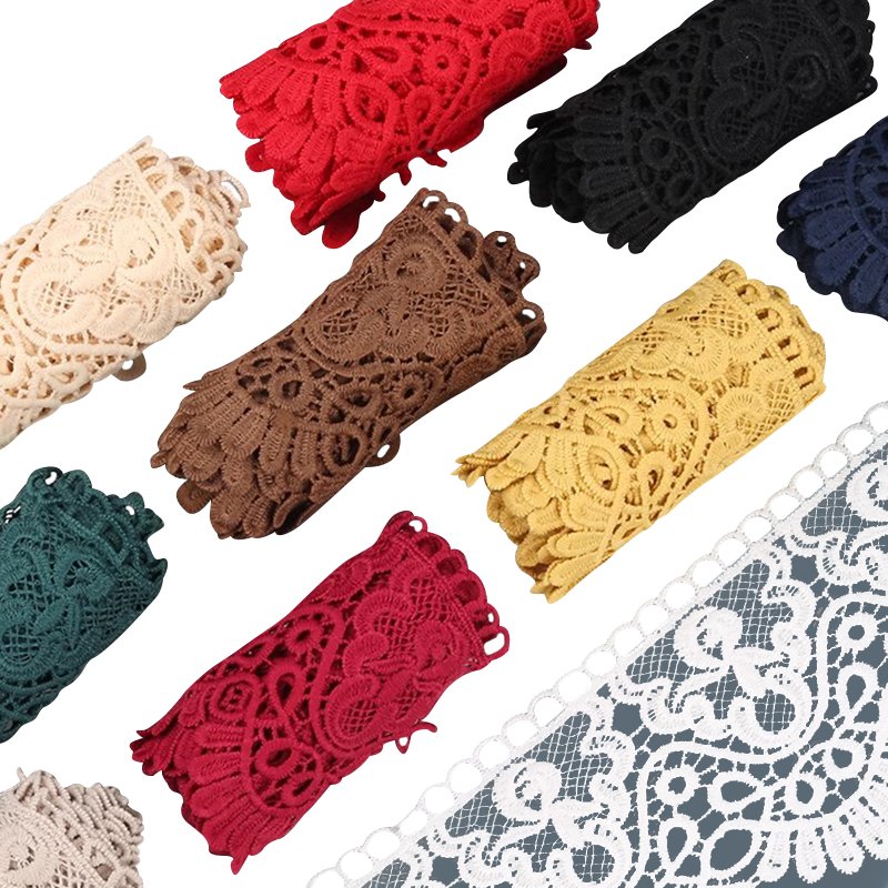 New Designs french lace cotton for Mesh Embroidery Lace For Wedding French Bridal wedding dress lace