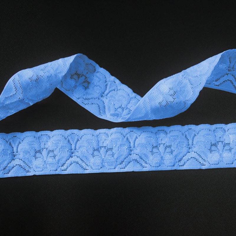 Good Quality Lace Trim Elastic Colorful Jacquard Flower Bra Lace Fabric For Women Lingerie Customized Knitting Waistband