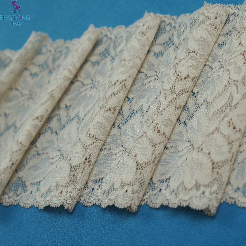 high-quality and cheap Lace Trim French Lace Trim Elastic Spandex Nylon Stretch Lace Trim