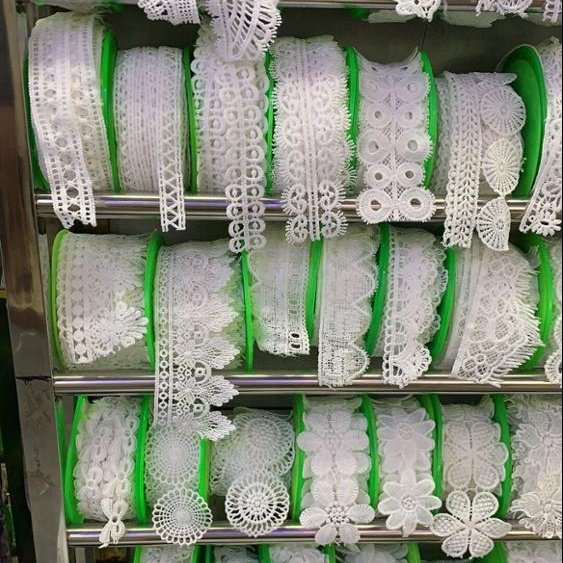 High quality new design cotton wedding lace fabrics/soluble lace trimming/Crochet Cotton cord embroidered Lace
