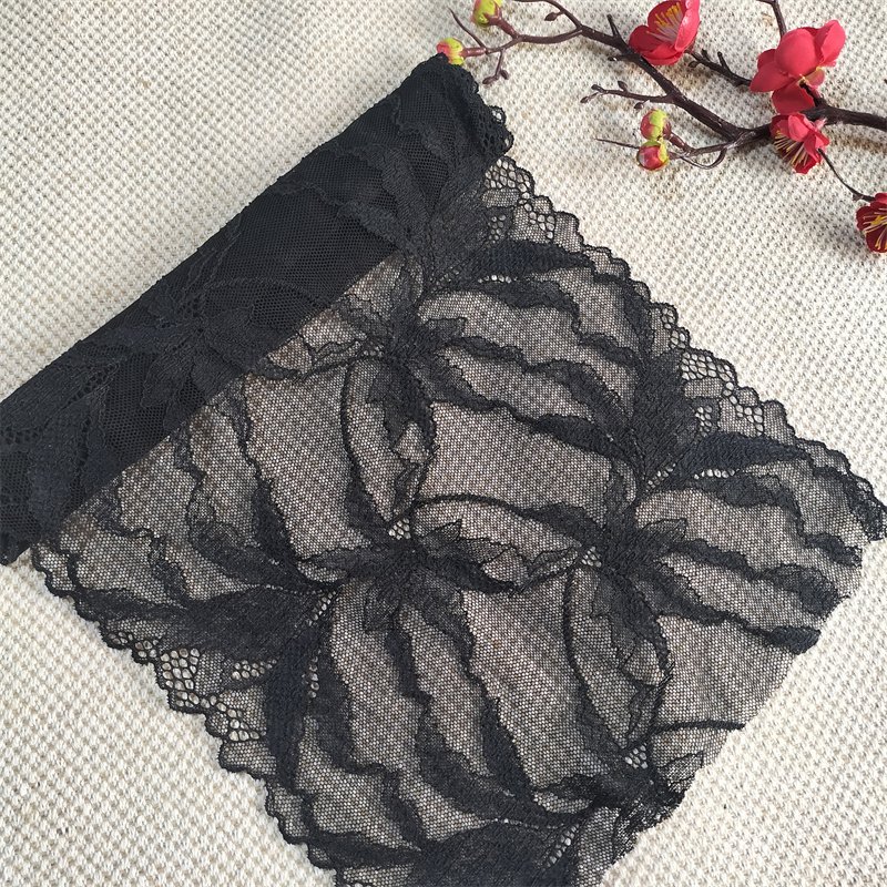 E4983 23.5CM Stretch Elastic Lace Trim Sewing Craft Supply Gift Stretch Lace Ribbon Elastic Lace Trim
