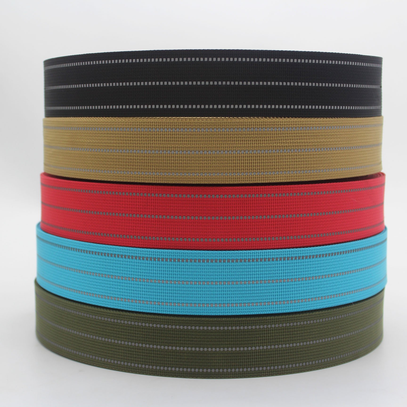 1.5 inch nylon webbing fabric bag shoulder strap satin ribbon jacquard ribbon trim