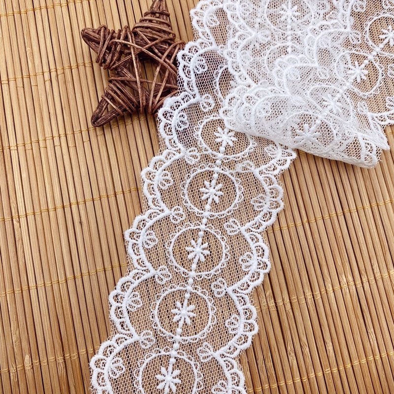 Embroidery trim Ribbon Sewing Fabric Roll Wholesale Lace Ribbon