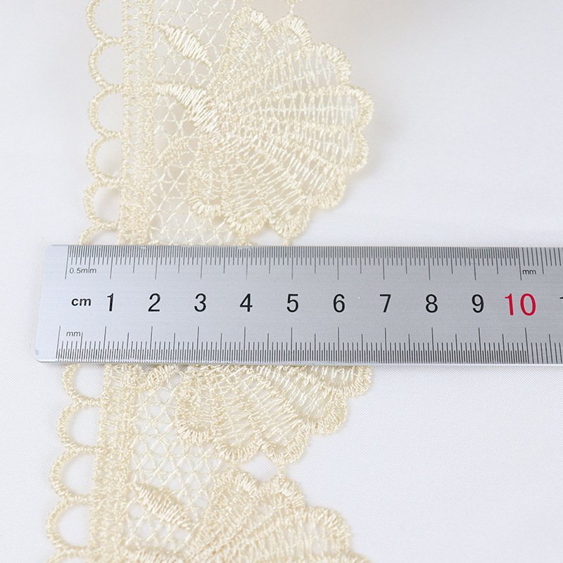Stock Bridal Lace Fabrics Embroidered Fantasy Illusion-colour Sequins dress making lace fabric