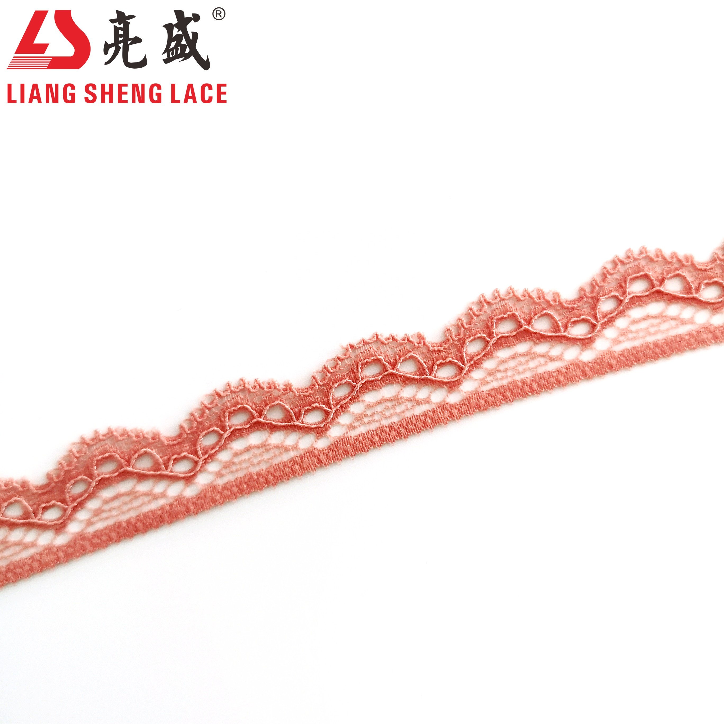 Wholesale Factory color Scalloped Nylon Lace Trim Eyelash Trimming Lace